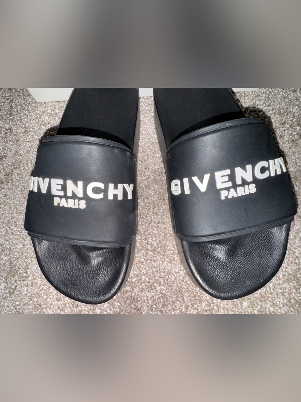 Givenchy Logo Platform Slide Sandals - Picture 6 of 9